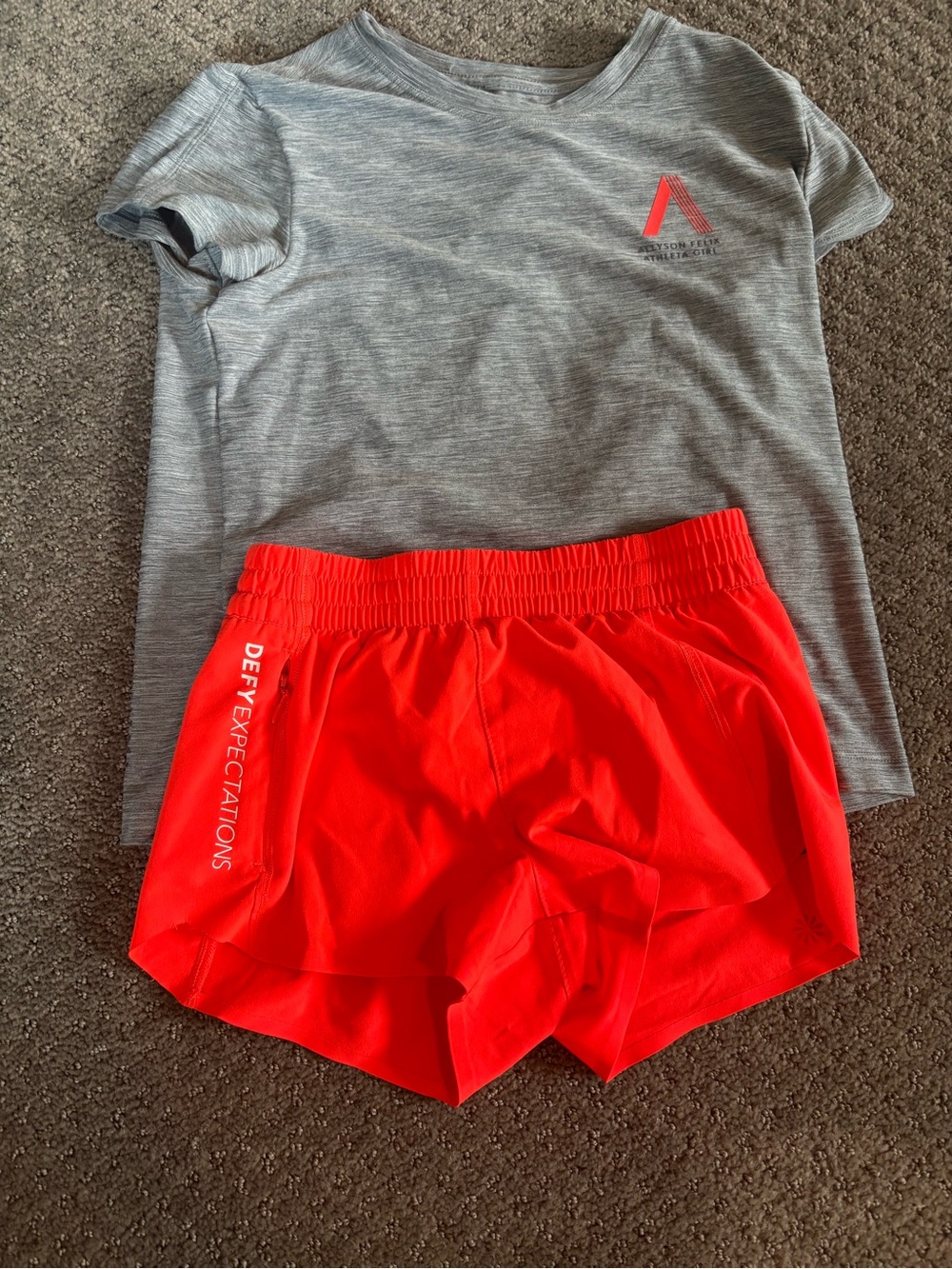Athletic Red Women’s Running Shorts